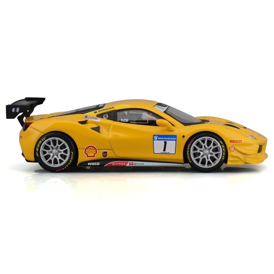 Amazon.com: Bburago B18-36306 43 Ferrari Racing 488 Challenge